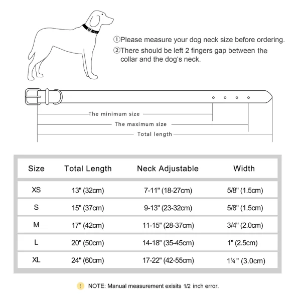 Customized Leather ID Nameplate Dog Collar Soft Padded Dogs Collars Free Engraving Name for Small Medium Large Dogs Adjustable - Image 7