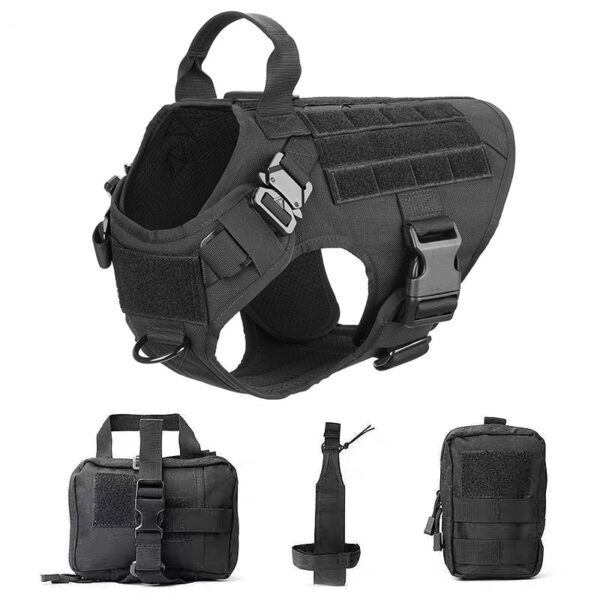 Tactical Dog Harness with Leash Full Set for Large Dogs - Image 16